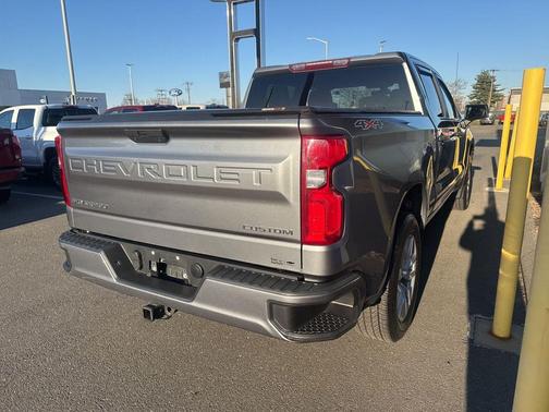 Satin Steel Metallic 2021 Chevrolet Silverado 1500 Custom