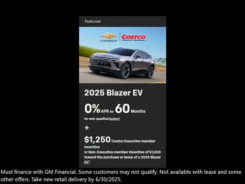 2025 Chevrolet Blazer EV eAWD RS