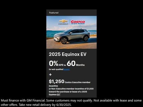 2025 Chevrolet Equinox EV RS