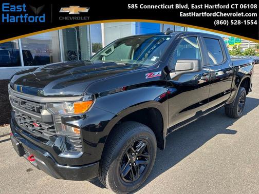 Black 2022 Chevrolet Silverado 1500 Custom Trail Boss