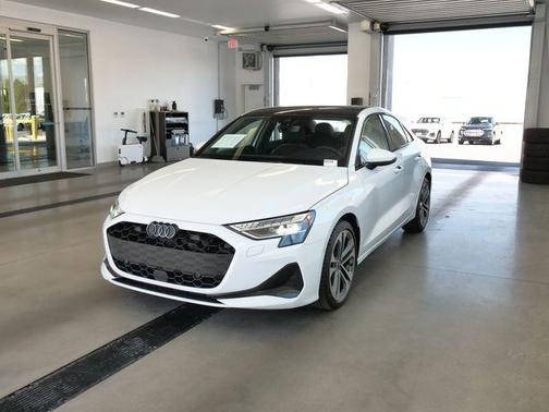 Glacier White Metallic 2025 Audi A3 2.0T Premium