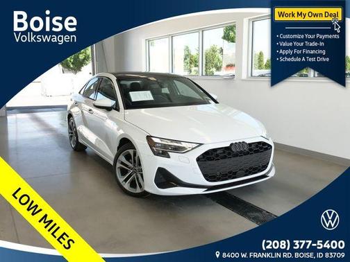 Glacier White Metallic 2025 Audi A3 2.0T Premium
