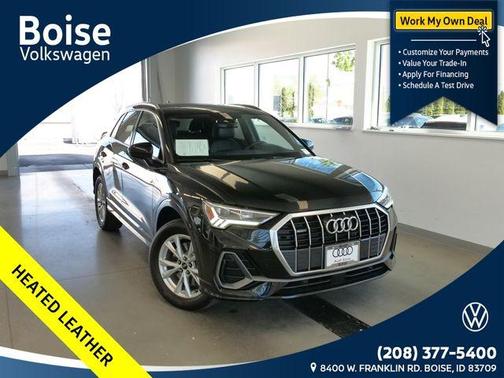 Mythos Black Metallic 2025 Audi Q3 45 S line Premium