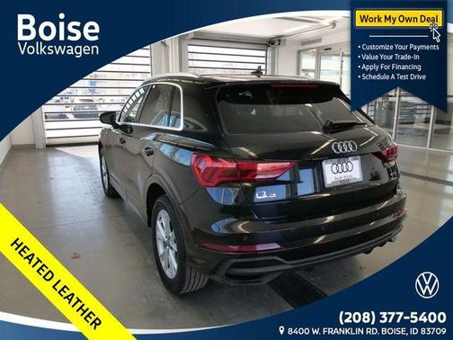 Mythos Black Metallic 2025 Audi Q3 45 S line Premium