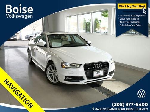Ibis White 2015 Audi A4 2.0T Premium Plus