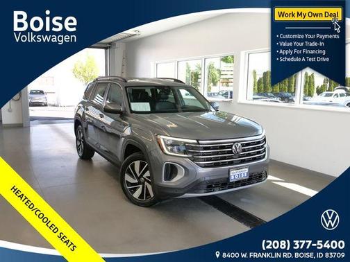 Platinum Gray Metallic 2025 Volkswagen Atlas 2.0T SE