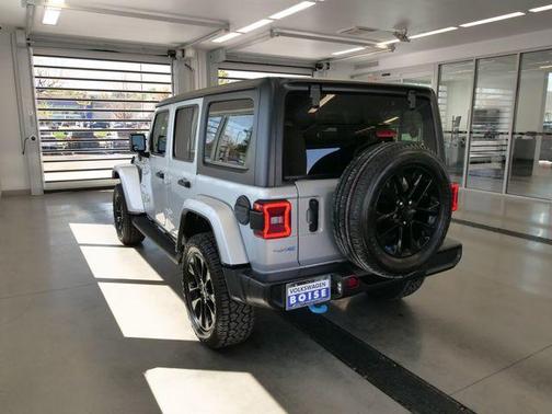 Silver Zynith Clearcoat 2023 Jeep Wrangler 4xe Sahara