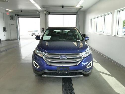 Blue Metallic 2015 Ford Edge Titanium
