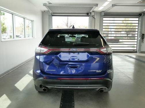 Blue Metallic 2015 Ford Edge Titanium
