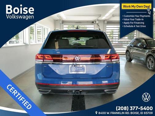 Mountain Lake Blue Metallic 2026 Volkswagen Atlas 2.0T SE w/Technology