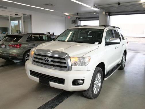 White 2012 Toyota Sequoia Platinum