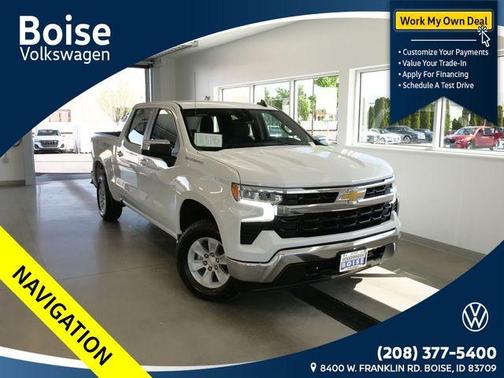 Summit White 2025 Chevrolet Silverado 1500 LT