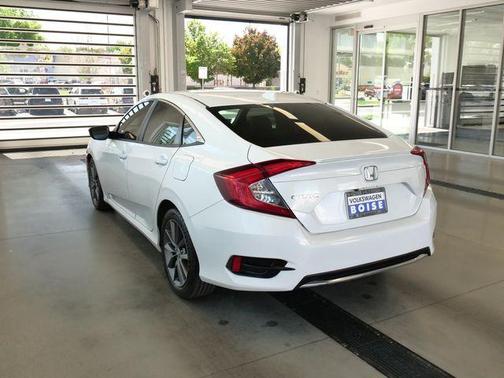 White 2020 Honda Civic EX