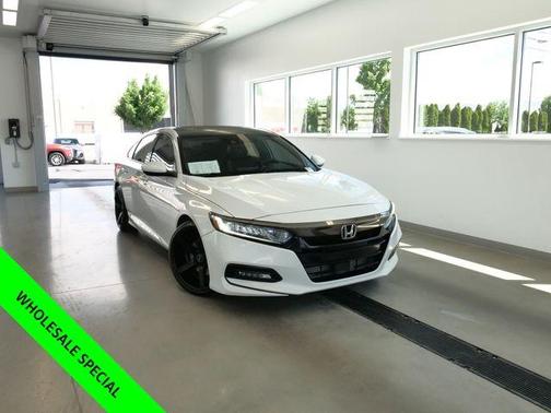 White 2019 Honda Accord Sport