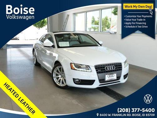 Glacier White Metallic 2012 Audi A5 2.0T Premium Plus quattro