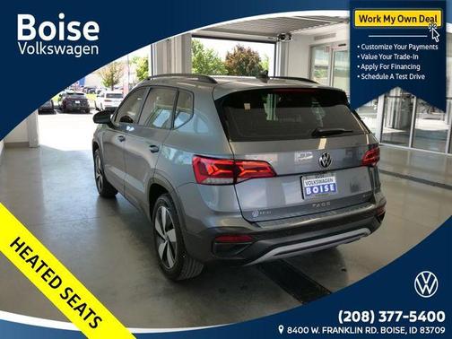 Platinum Gray Metallic 2024 Volkswagen Taos 1.5T S