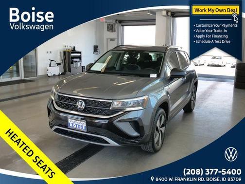 Platinum Gray Metallic 2024 Volkswagen Taos 1.5T S