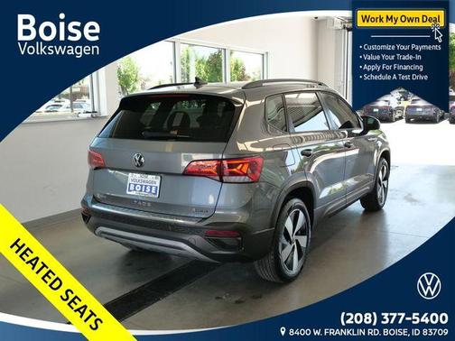 Platinum Gray Metallic 2024 Volkswagen Taos 1.5T S