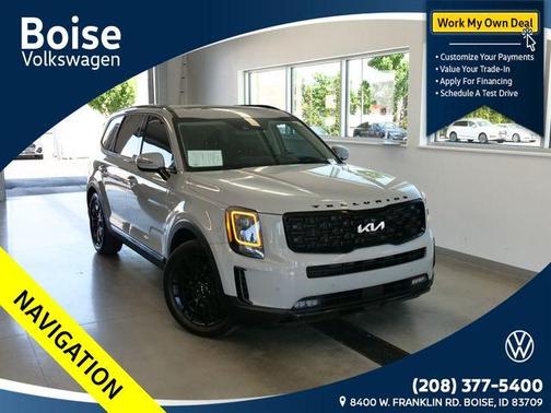 Gray 2022 Kia Telluride SX