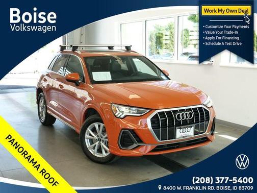 Pulse Orange 2023 Audi Q3 45 S line Premium