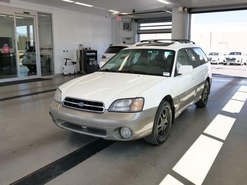 White 2000 Subaru Outback Limited