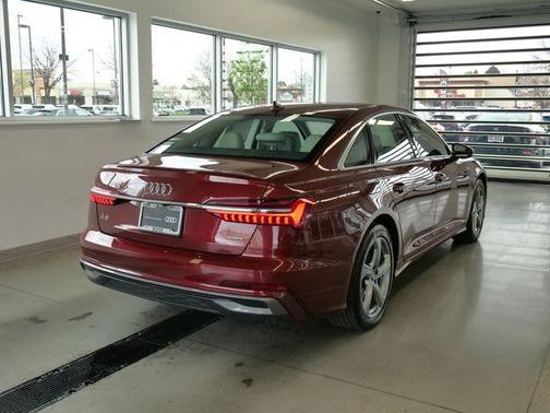 Grenadier Red Metallic 2025 Audi A6 55 Premium Plus