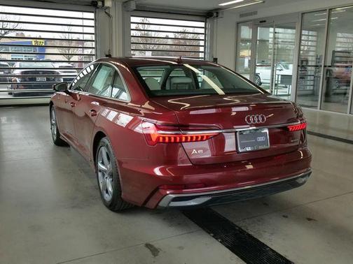 Grenadier Red Metallic 2025 Audi A6 55 Premium Plus