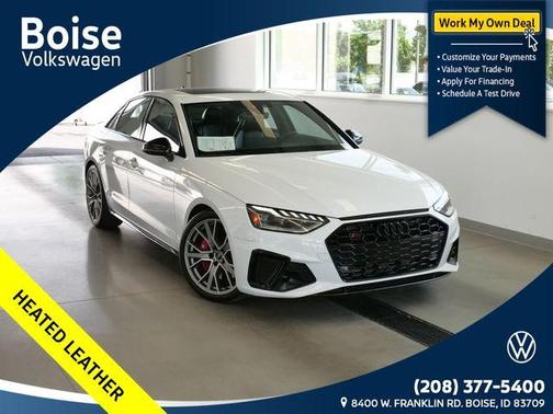 Glacier White Metallic 2023 Audi S4 3.0T Premium Plus