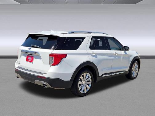 Star White Metallic Tri-Coat 2022 Ford Explorer Limited