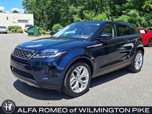 Portofino Blue Metallic 2021 Land Rover Range Rover Evoque SE