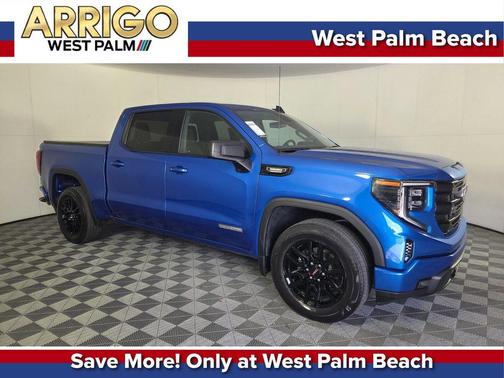 Dynamic Blue Metallic 2024 GMC Sierra 1500 Elevation