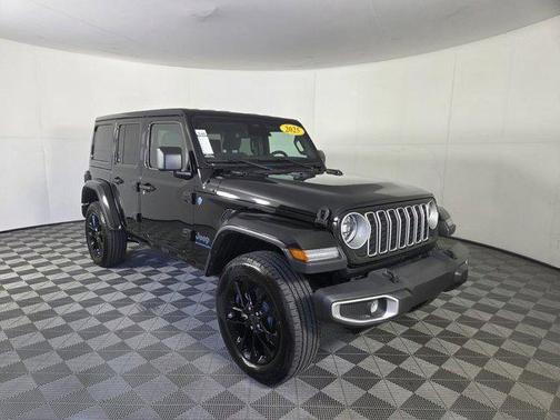 Black Clearcoat 2025 Jeep Wrangler 4xe Sahara