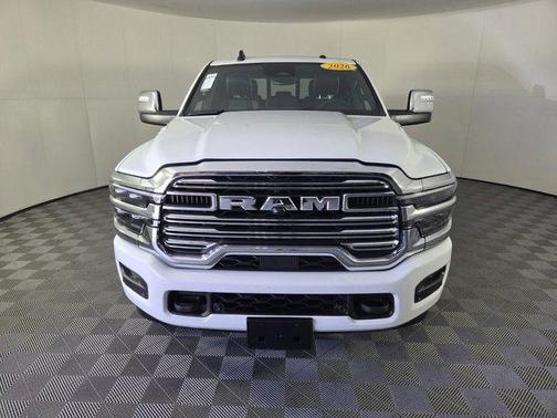 Bright White Clearcoat 2026 RAM 2500 Laramie Crew Cab 4x4 6'4' Box