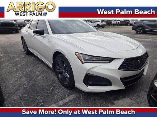 Platinum White Pearl 2022 Acura TLX A-Spec