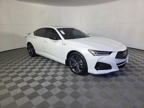 Platinum White Pearl 2022 Acura TLX A-Spec