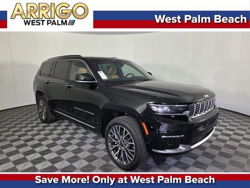 Diamond Black Crystal Pearlcoat 2025 Jeep Grand Cherokee L Summit Reserve