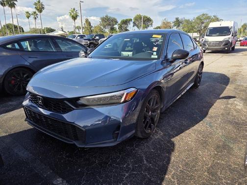 Blue Lagoon Pearl 2025 Honda Civic Sport