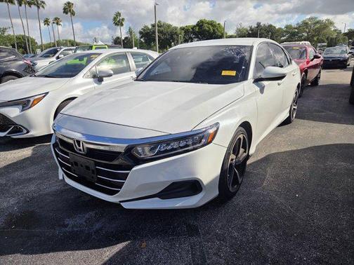 Platinum White Pearl 2022 Honda Accord LX 1.5T