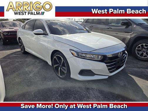 Platinum White Pearl 2022 Honda Accord LX 1.5T
