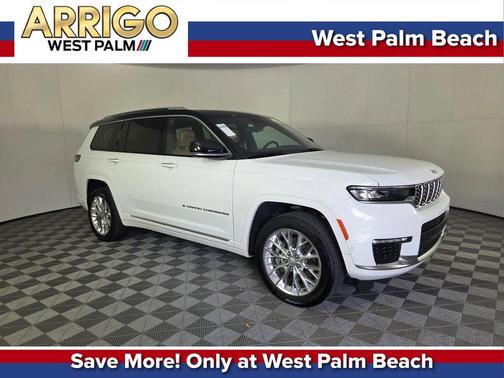 Bright White Clearcoat 2021 Jeep Grand Cherokee L Summit