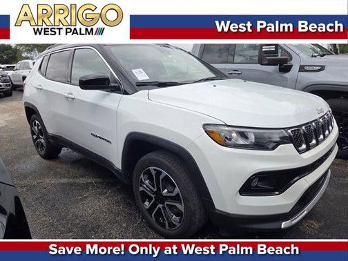 Bright White Clearcoat 2023 Jeep Compass Limited