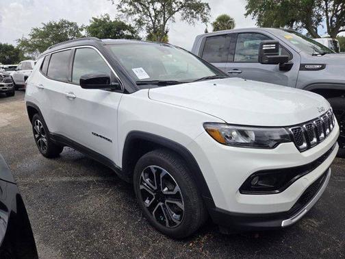 Bright White Clearcoat 2023 Jeep Compass Limited