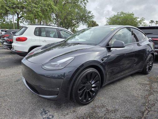 Stealth Grey 2024 Tesla Model Y Performance Dual Motor All-Wheel Drive