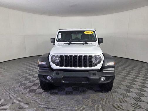 Bright White Clearcoat 2024 Jeep Wrangler Sport