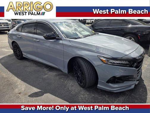 Sonic Gray Pearl 2021 Honda Accord Hybrid Touring