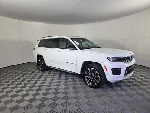 Bright White Clearcoat 2021 Jeep Grand Cherokee L Overland