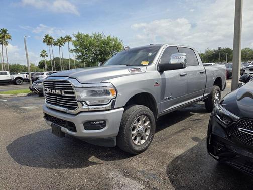 Billet Silver Metallic Clearcoat 2024 RAM 2500 Laramie Crew Cab 4x4 6'4' Box