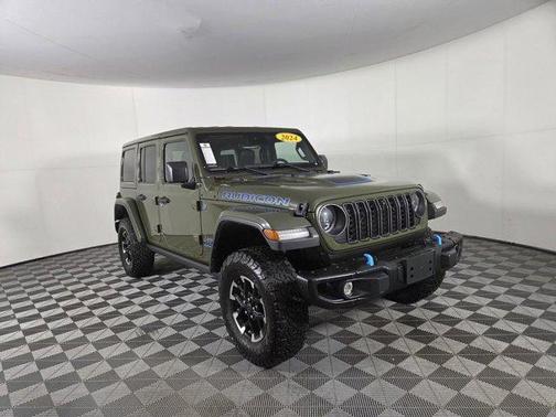 Sarge Green Clearcoat 2024 Jeep Wrangler 4xe Rubicon X