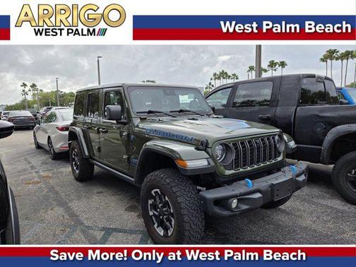Sarge Green Clearcoat 2024 Jeep Wrangler 4xe Rubicon X