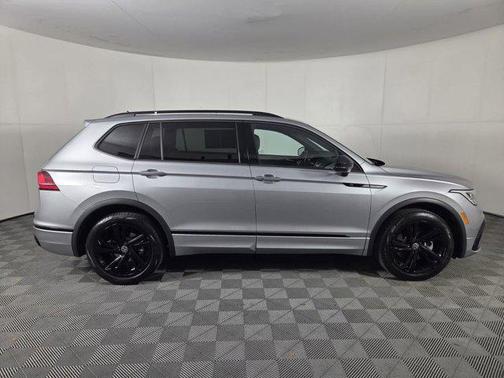 Silver Metallic 2023 Volkswagen Tiguan 2.0T SE R-Line Black